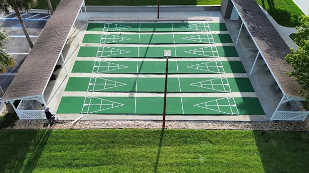 shuffleboard court