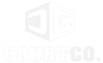 court co logo white