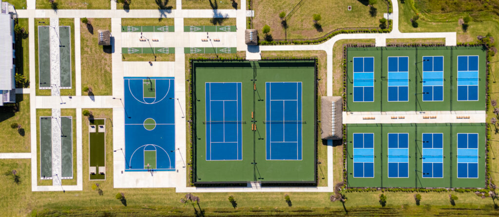 ariel view sports complex