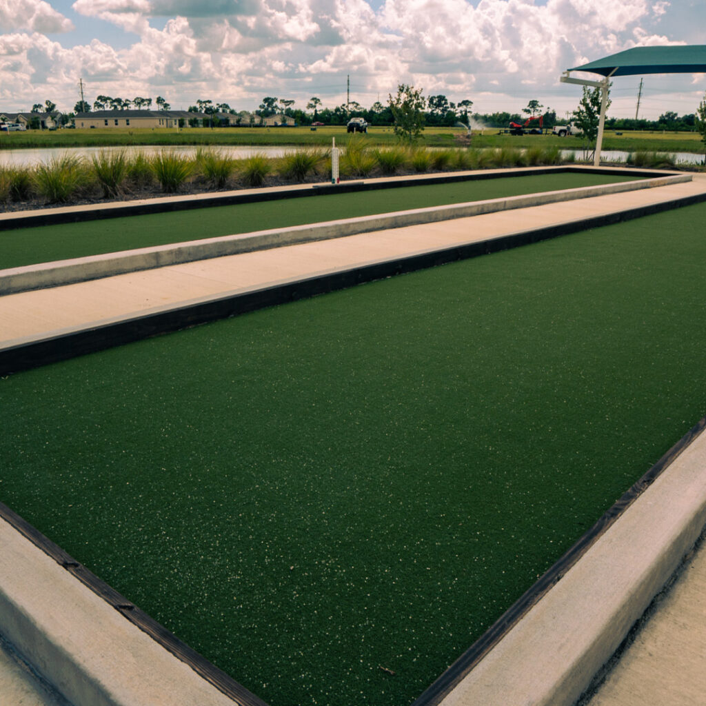 bocce court
